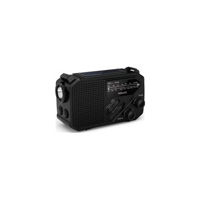 TP VISION PHILIPS Portable radio SOS flashlight AAA Battery Solar Power Built-In LED Light Torch for Camping Hiking (TAR1609/00)