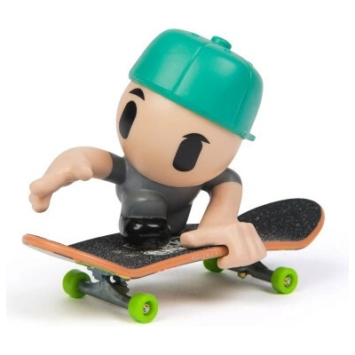 Tech Deck SK8 Crew fingerboard s figúrkou zelená kšiltovka