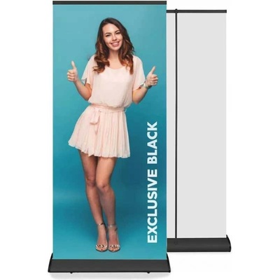 A-Z Reklama CZ Přenosný Roll Up Banner EXCLUSIVE 85x200 cm - Černý