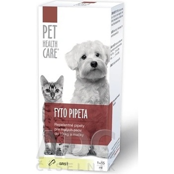 Pet Health Care FYTO Pipeta pre mačky a psov do 10 kg 1 x 15 ml