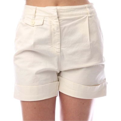 Boss Къси панталони Boss Women's Tasandriad High-Waisted Relaxed Fit Denim Shorts - Open White