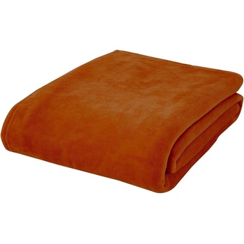 Catherine Lansfield Оранжева покривка за двойно легло от микроплюш 200x240 cm Raschel - Catherine Lansfield (DS/52645/W/200240/BUO)