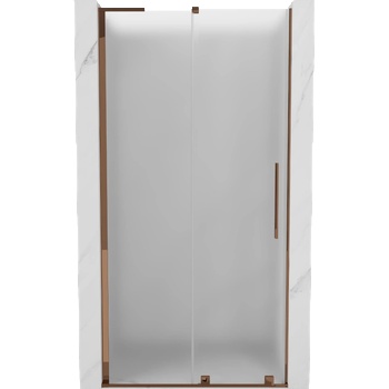 Mexen Velar L плъзгащи се душ врати 100 см, скреж, розово злато - 871-100-003-31-60 (871-100-003-31-60)