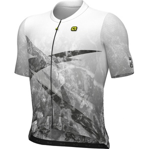 Alé Мъжка фланелка с къс ръкав за колоездене Alé PR-E Quartz Jersey Cycling jersey - Black (056-3424-0313)