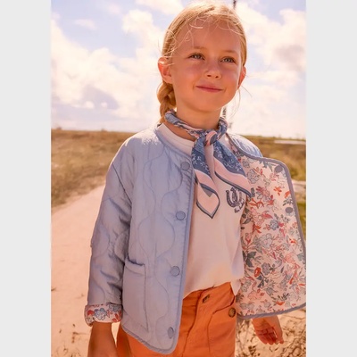 MAYORAL Преходно яке две лица в Небесносин цвят и на цветя за мини момиче Mayoral