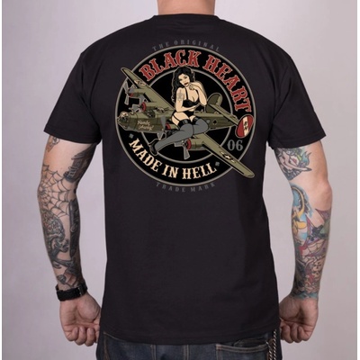 Black heart Мъжка тениска BLACK HEART - LIBERATOR B-24 - Black - 19295