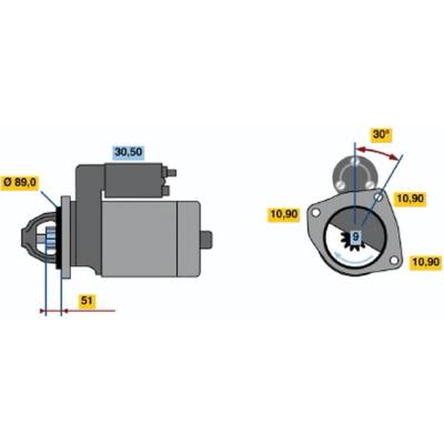 BOSCH STARTER 0 986 011 360