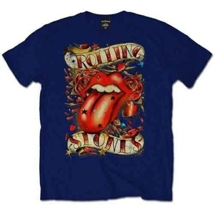 The Rolling Stones Tongue & Stars Navy Blue XL Риза (RSTEE15MN04)
