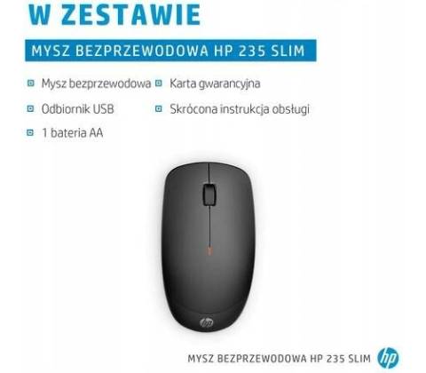 HP 235 Slim Wireless Mouse 4E407AA