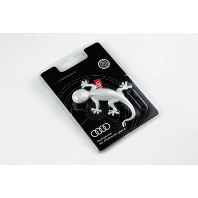 Audi vůně do vozu na mřížku - ještěrka - originál Borovice a pomeranč