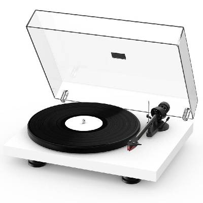 Грамофон Pro-Ject Debut Carbon EVO (2M Red), 33/45 rpm, бял