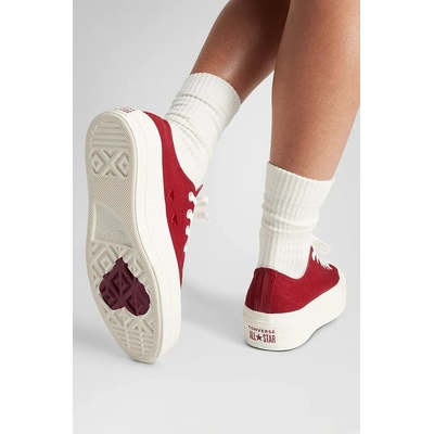 Converse Ниски кецове Converse Chuck Taylor All Star Lift Valentine's Day в червено A13653C (A13653C)