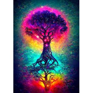 Enjoy - Puzzle Tree of the Universe - 1 000 piese