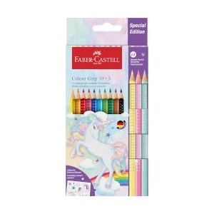Faber-Castell Цветни моливи Sparkle Unicorn 10+3 броя