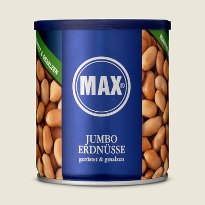 Max Kiene Jumbo arašídy pražené a solené 450 g