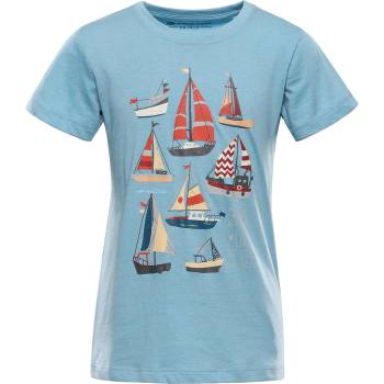 Alpine Pro Детска тениска от немачкащ се материал ALPINE PRO BIGERO 2 небесен ездач вариант pb ALPINE PRO | Sin | Момчешки | 92-98