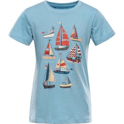 Alpine Pro Детска тениска от немачкащ се материал ALPINE PRO BIGERO 2 небесен ездач вариант pb ALPINE PRO | Sin | Момчешки | 92-98