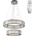 NEDES Led Димируем пендел led/65w/230v 3000-6500k хром + дистанционно управление (nd3534)
