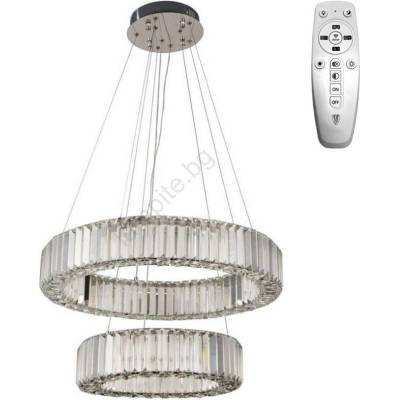 NEDES Led Димируем пендел led/65w/230v 3000-6500k хром + дистанционно управление (nd3534)