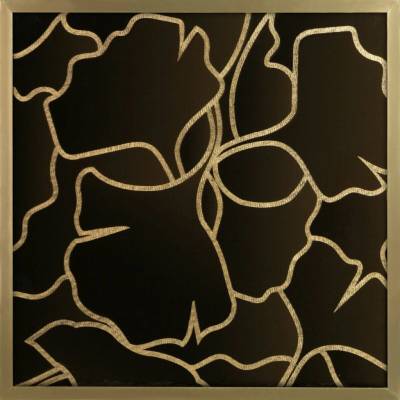 OBRAZ LIMITED COLLECTION ALISMA1 53X53 BRONZOVÝ