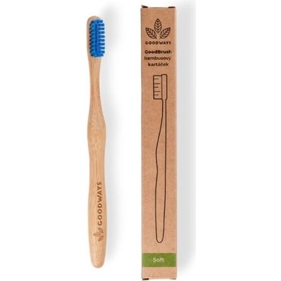 GoodWays GoodBrush bambusový zubní kartáček soft Modrá