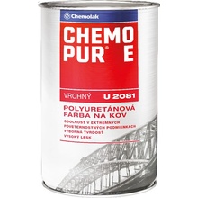 Chemopur E U2081 1010 šedá pastelová 0,8l vrchná polyuretánová farba na kov, betón, drevo