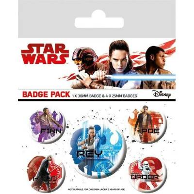 SD Toys Odznáčky Star Wars 5 ks