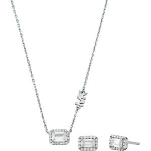 Michael Kors Комплект сребърни обеци и колие Michael Kors MKC1760CZSET Michael Kors | Mnogotsveten | ЖЕНИ | UNI