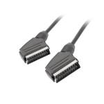 Lanberg Кабел, Lanberg cable SCART-SCART (EURO-EURO) 1.8m (CA-EUEU-10CC-0018-BK)