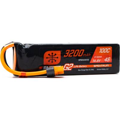 Spektrum Smart G2 LiPo 4S 100C IC3 Plug 14,8V 3200 mAh