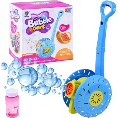 Svíticí bublifuk Bubble Cart Modrá