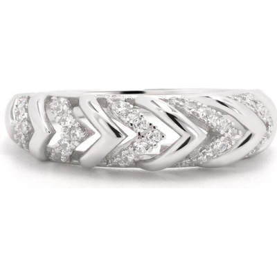Rafity Stříbrný prsten Arrow Sparkle R0012 05