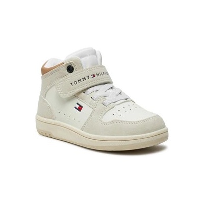Tommy Hilfiger Сникърси High Top Lace-Up/Velcro SneakerT3X9-33342-1269 M Бял (High Top Lace-Up/Velcro SneakerT3X9-33342-1269 M)