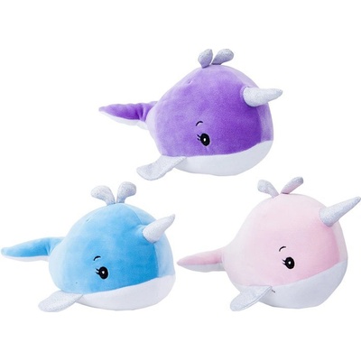Baby Velryba soft měkká 3 barvy 23 cm