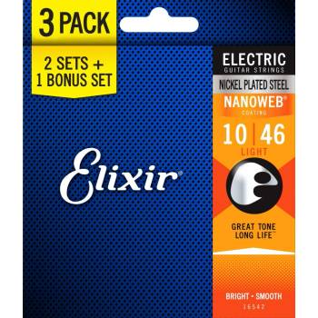 Elixir Nanoweb Light 3-Pack