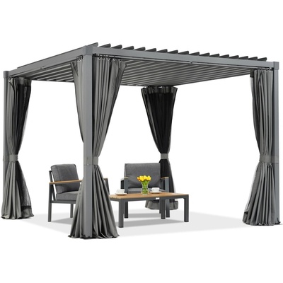 Garden Point Zahradní pergola Madera Premium 3x3 m antracitová