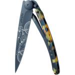 DEEJO 1gc102 tattoo black turtle / Ултралеко джобно ножче със синтетична дръжка от костенурка (1gc102)