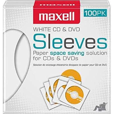Maxell Хартиени пликчета maxell за cd/dvd компакт дискове - 100 бр (ml-cdbox-pap-100)