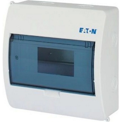 Eaton Пластмасово табло за открит монтаж eaton bc-o-1/8 eco ip40, 280346 - 1 ред, 8 модула (280346)