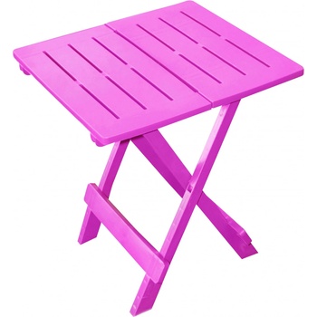 Spetebo Plastový skladací stôl ADIGE 45 x 43 cm ružový