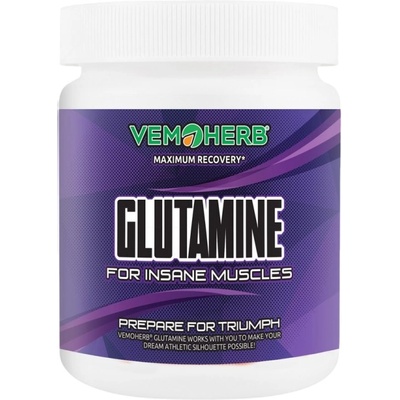 VemoHerb Glutamine Powder [300 грама] Неовкусен