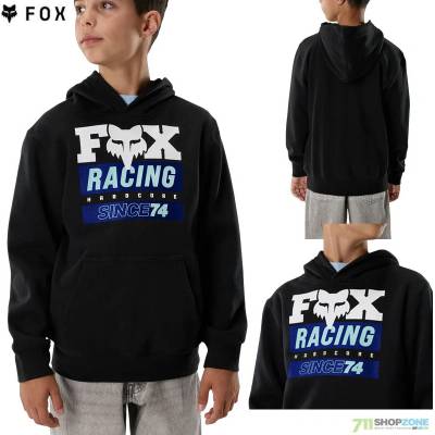 Fox Yth Since 74 Fleece Po Hoodie blk