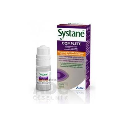 Alcon Laboratories, Inc. Systane COMPLETE Bez konzervačných látok zvlhčujúce očné kvapky 1x10 ml