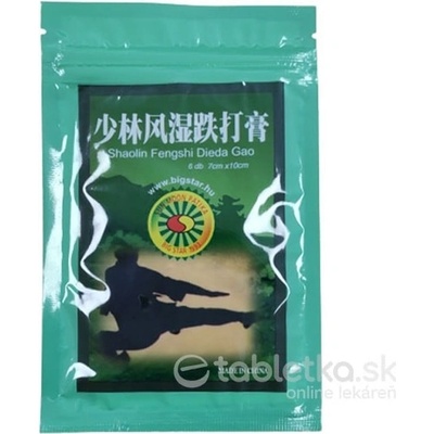Shaolin náplasť 6 ks