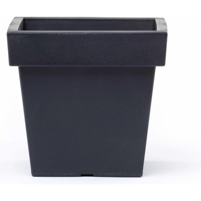 Prosperplast Kvetináč LOFLY LOW antracit 23,4 cm