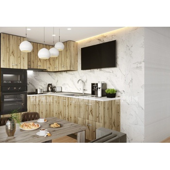 IRIM Ъглова кухня Сити 872 венге / дъб дакота с термоплот