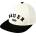 Bauer Suede Snapback Egret