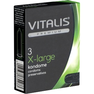 Vitalis Premium Single: X-Large, 3 condoms