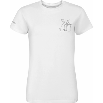 ALPINE PRO Дамска памучна тениска bob и bobek ALPINE PRO BOBBA white ALPINE PRO | Byal | ЖЕНИ | L