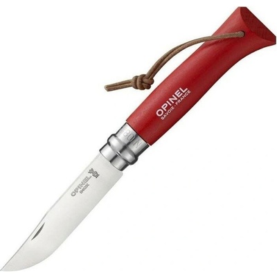 Opinel N8 inox červený 254298